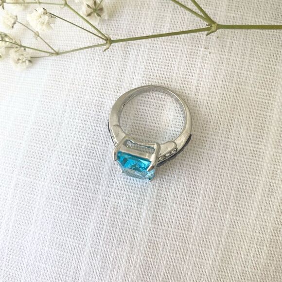 Vintage-style blue ring 💙 - Picture 6 of 6